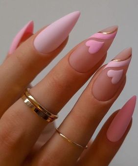 Pretty Cute Valentines Day Nails You Will Love [https://gadingcity.com/pretty-cute-valentines-day-nails-you-will-love/]